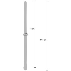 Buttocks TOYJOY Embout de lavement long The Gusher 45 x 2cm